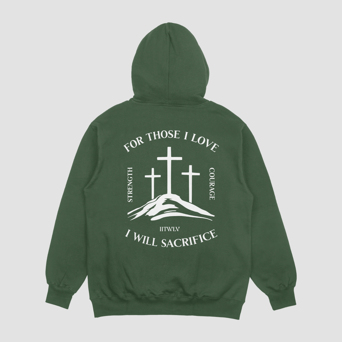 Sacrifice Hoodie - Motivational Gym Sweatshirt for Discipline