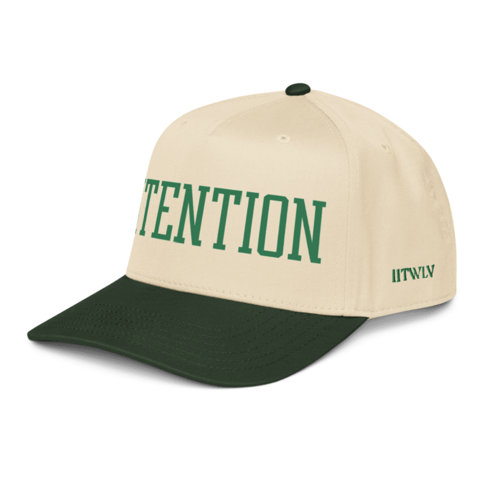 Intention Snapback Hat - Mindful Motivational 5-Panel Cap