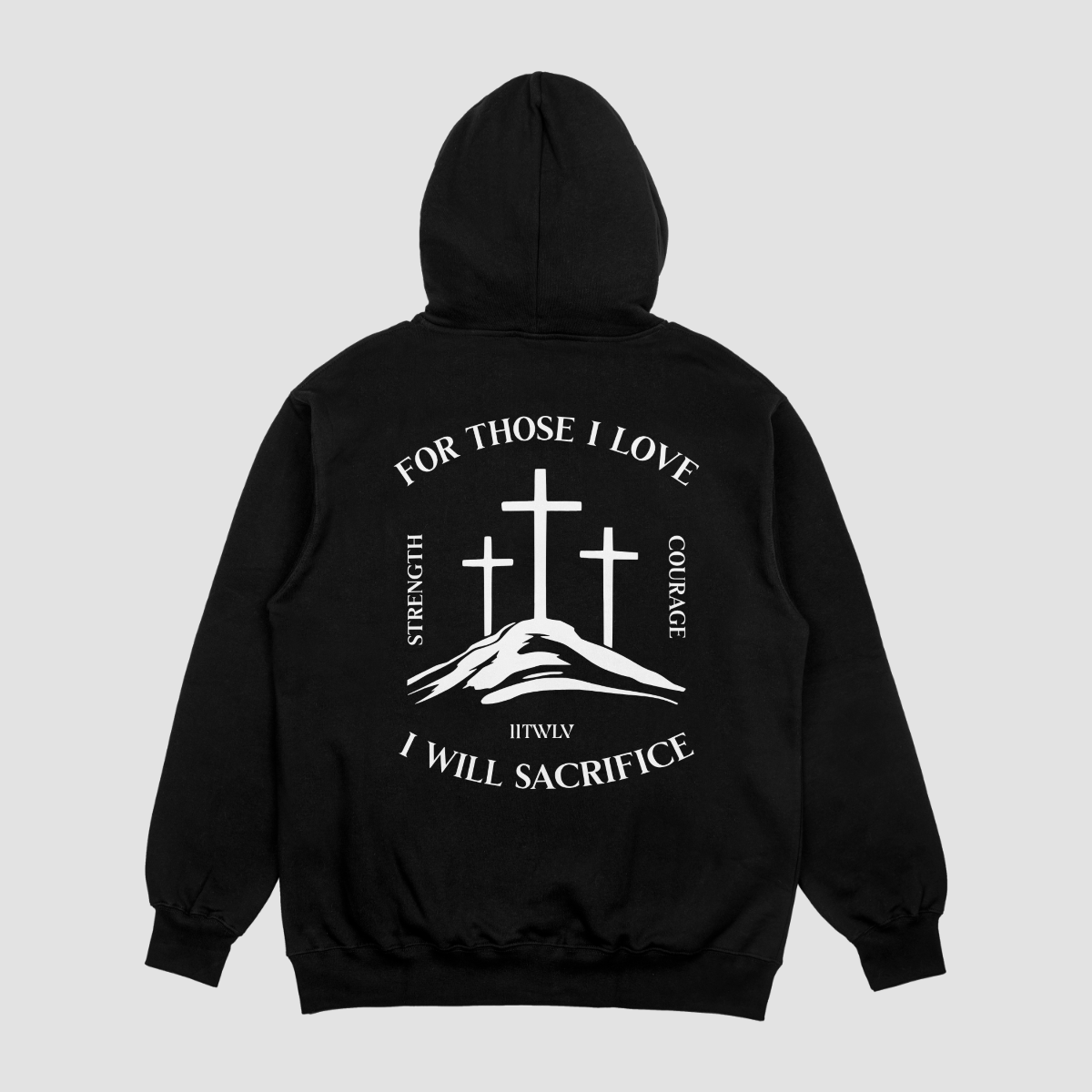 Sacrifice Hoodie - Motivational Gym Sweatshirt for Discipline