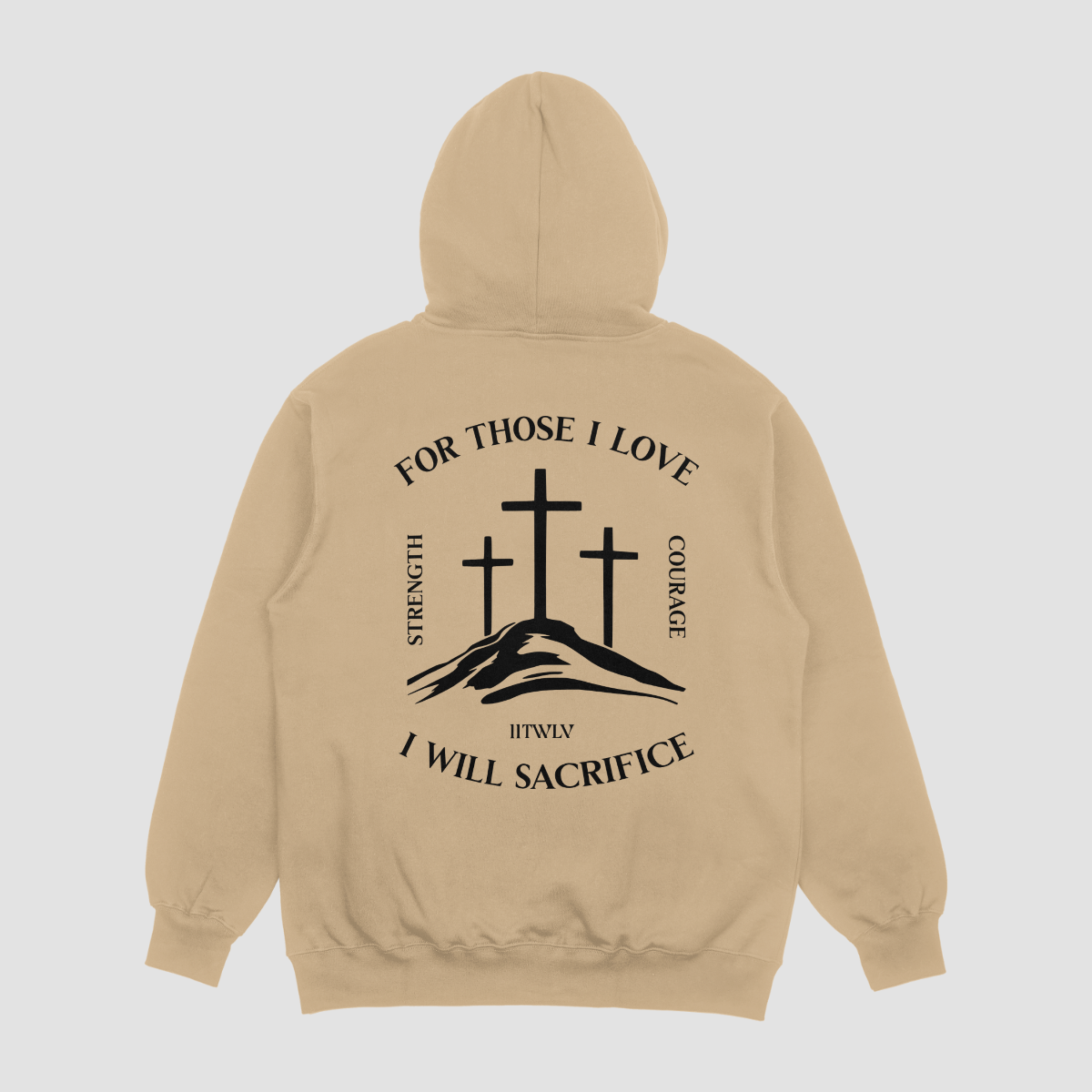 Sacrifice Hoodie - Motivational Gym Sweatshirt for Discipline