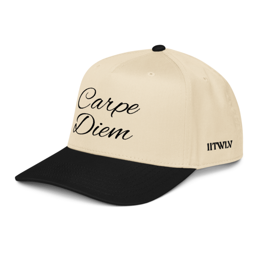 Carpe Diem Snapback Hat - Motivational 5-Panel Cap