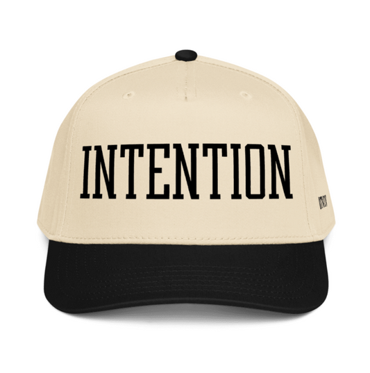 Intention Snapback Hat - Mindful Motivational 5-Panel Cap