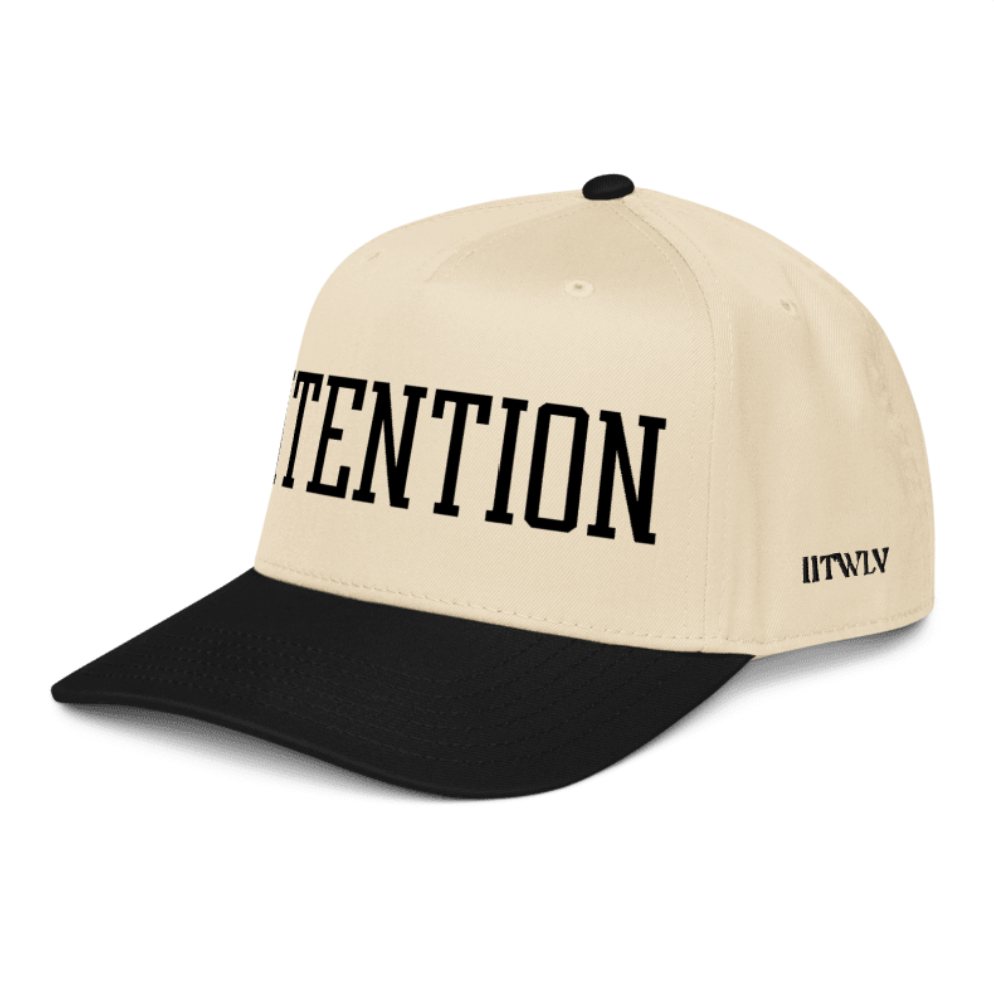 Intention Snapback Hat - Mindful Motivational 5-Panel Cap