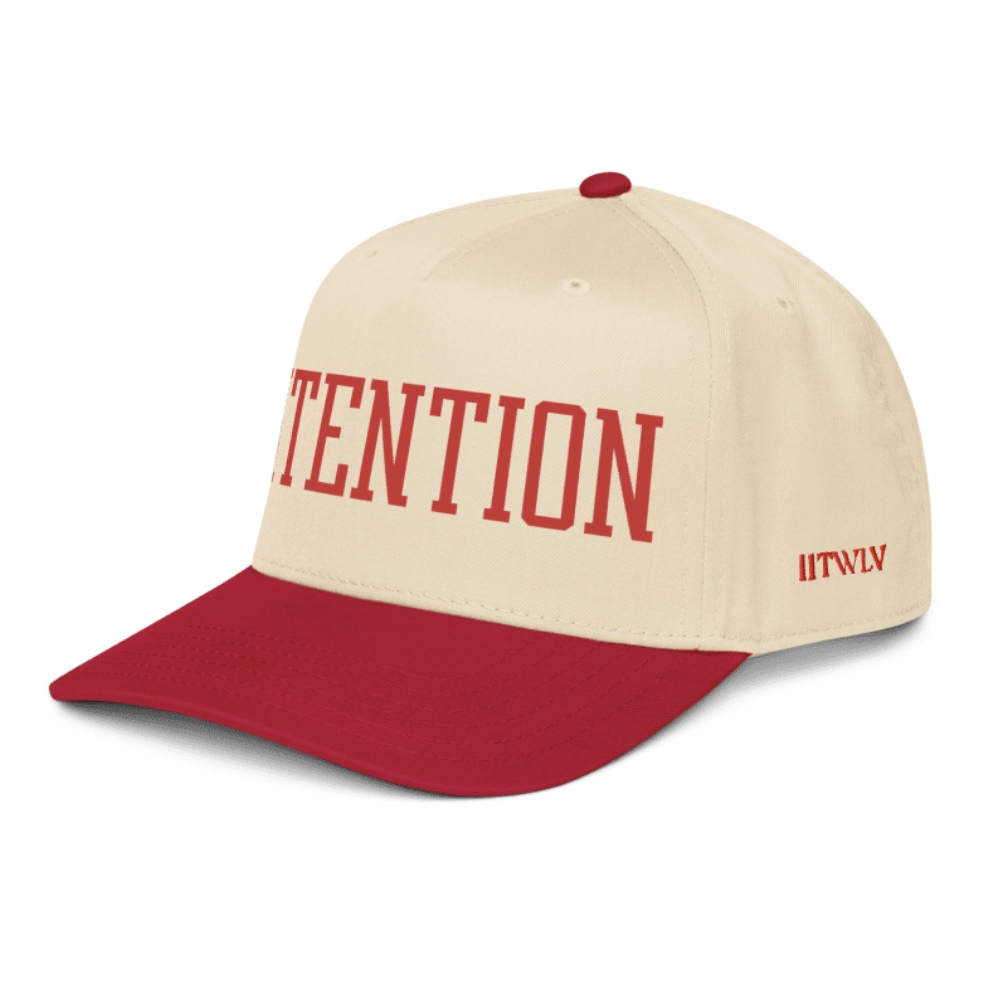 Intention Snapback Hat - Mindful Motivational 5-Panel Cap