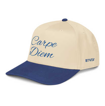 Carpe Diem Snapback Hat - Motivational 5-Panel Cap
