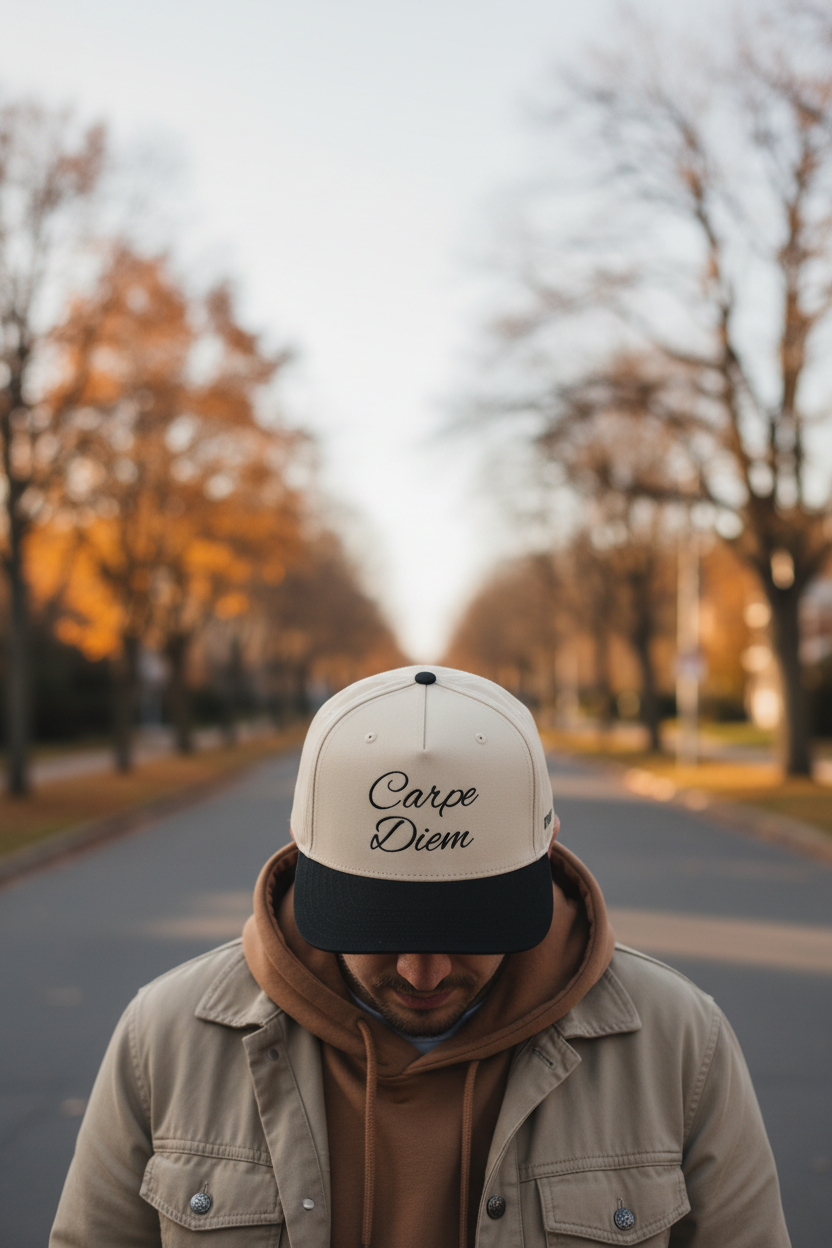 Carpe Diem snapback lifestyle pin image